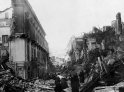 Strada distrutta a Messina