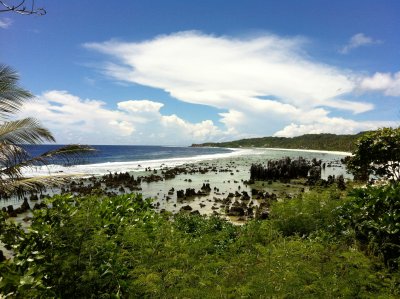 Panorama dell'isola di Nauru, foto di Sean Kelleher