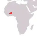 Localizzazione Burkina Faso