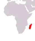 Localizzazione Madagascar