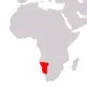 Localizzazione Namibia