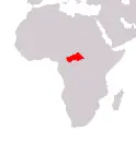 Localizzazione Repubblica Centrafricana