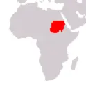 Localizzazione Sudan