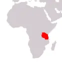 Localizzazione Tanzania