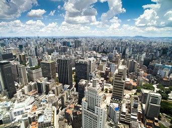 Panoramica di So Paulo, Brasile