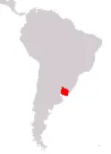 Localizzazione Uruguay