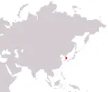 Localizzazione Corea del Sud