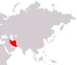 Localizzazione Iran