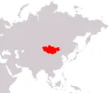 Localizzazione Mongolia