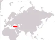 Localizzazione Turchia