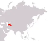 Localizzazione Turkmenistan