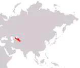 Localizzazione Uzbekistan