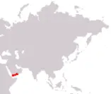 Localizzazione Yemen