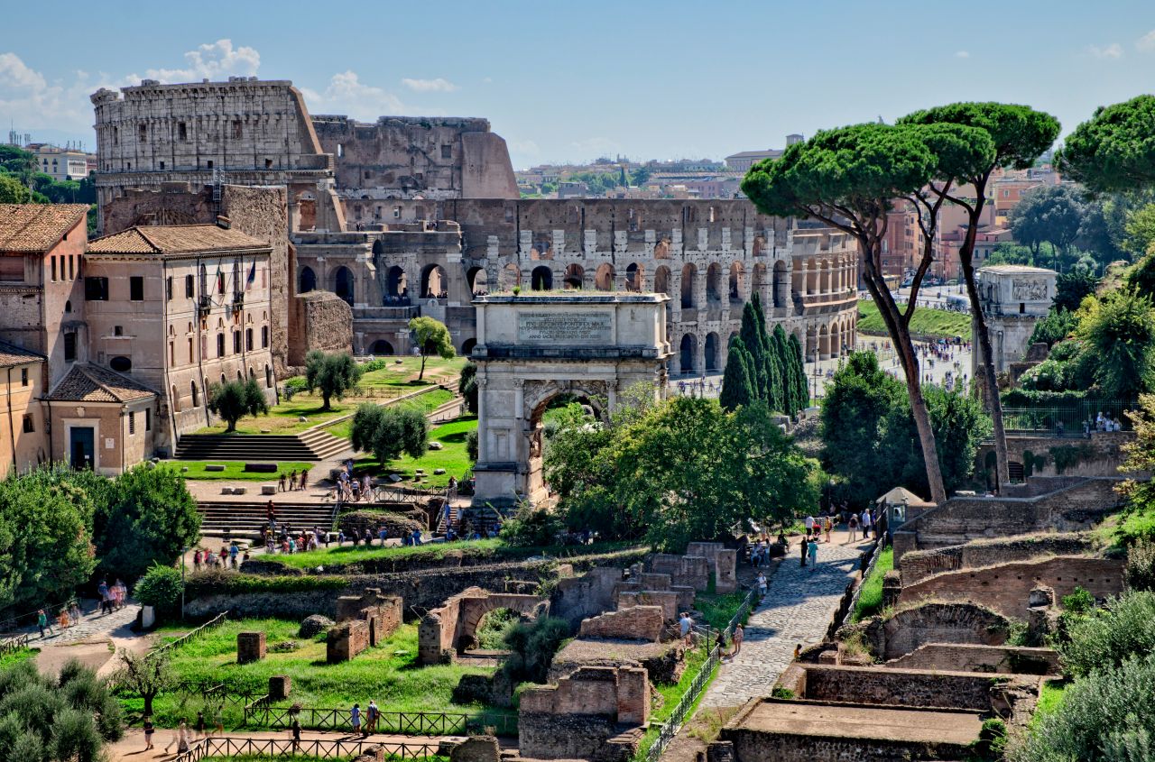 Colosseum and Imperial Forums in Rome