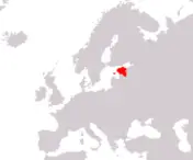 Localizzazione Estonia