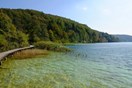 Uno dei laghi superiori di Plitvice