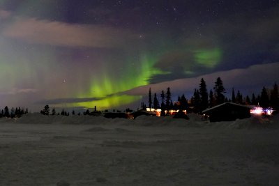 Aurora boreale nei pressi di Kiruna