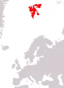 Localizzazione Svalbard