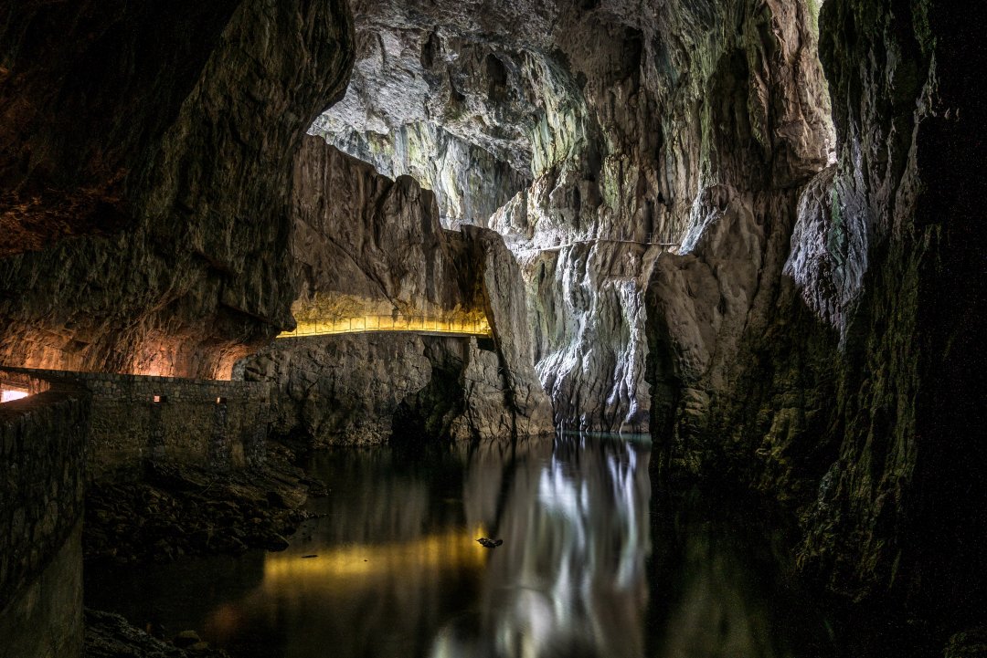 Le Grotte di San Canziano in Slovenia