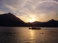 Tramonto sul lago di Como, da Varenna