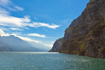 Lago di Garda dal versante nord