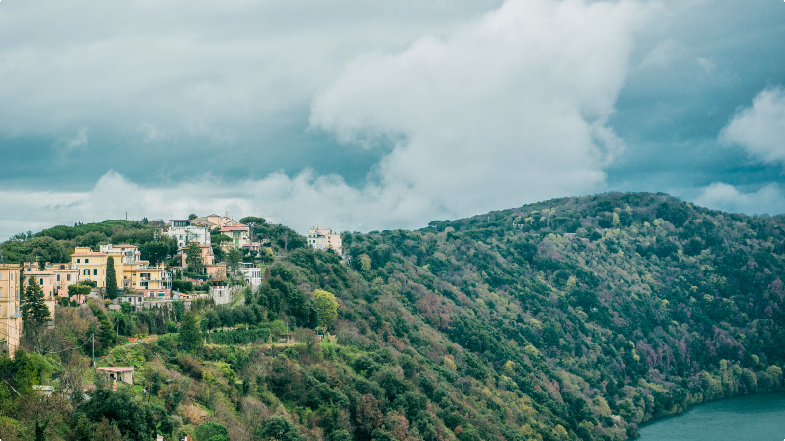 La zona collinare dei Castelli Romani