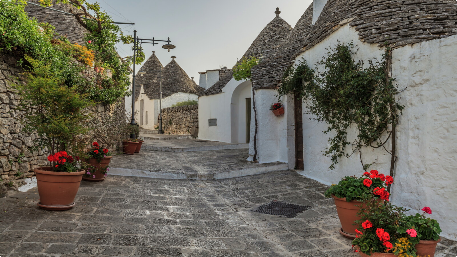 I caratteristici trulli di Alberobello