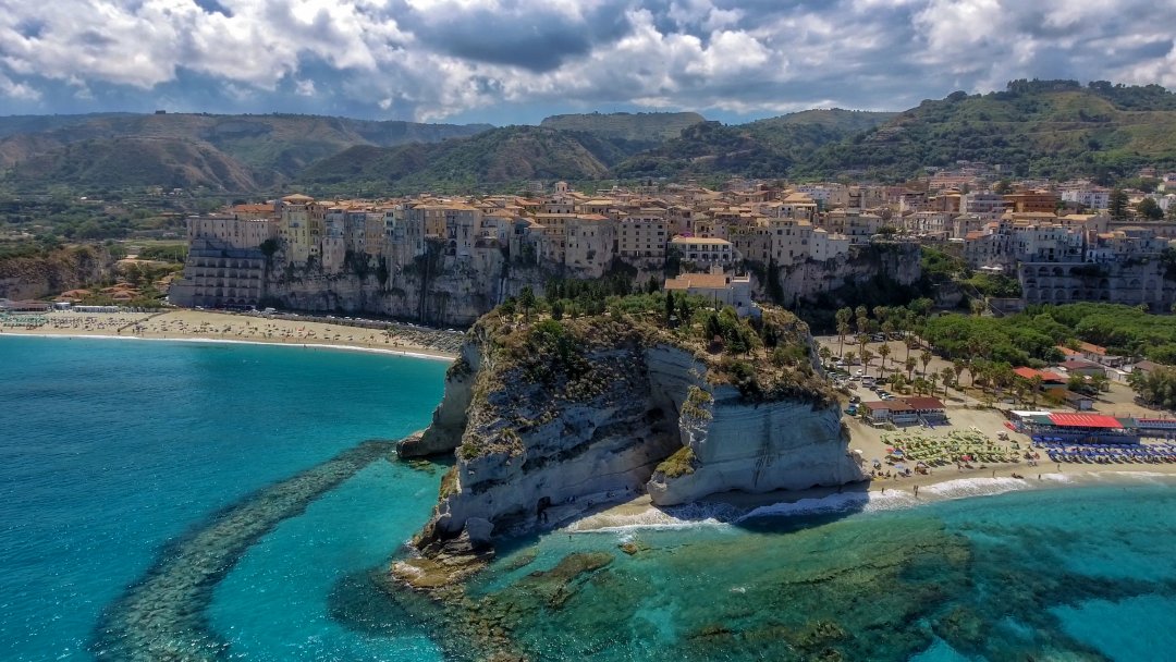 Panorama aereo di Tropea