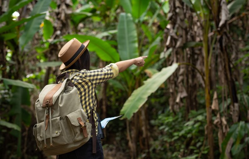 Trekking nella natura