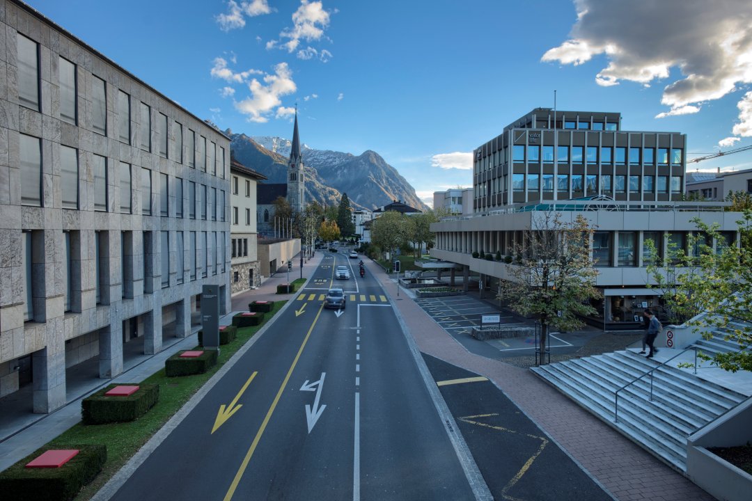 La capitale del Liechtenstein, Vaduz