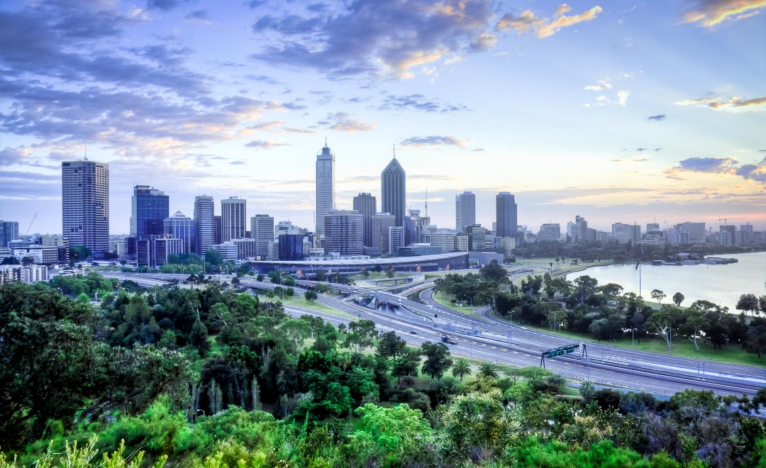 Skyline di Perth